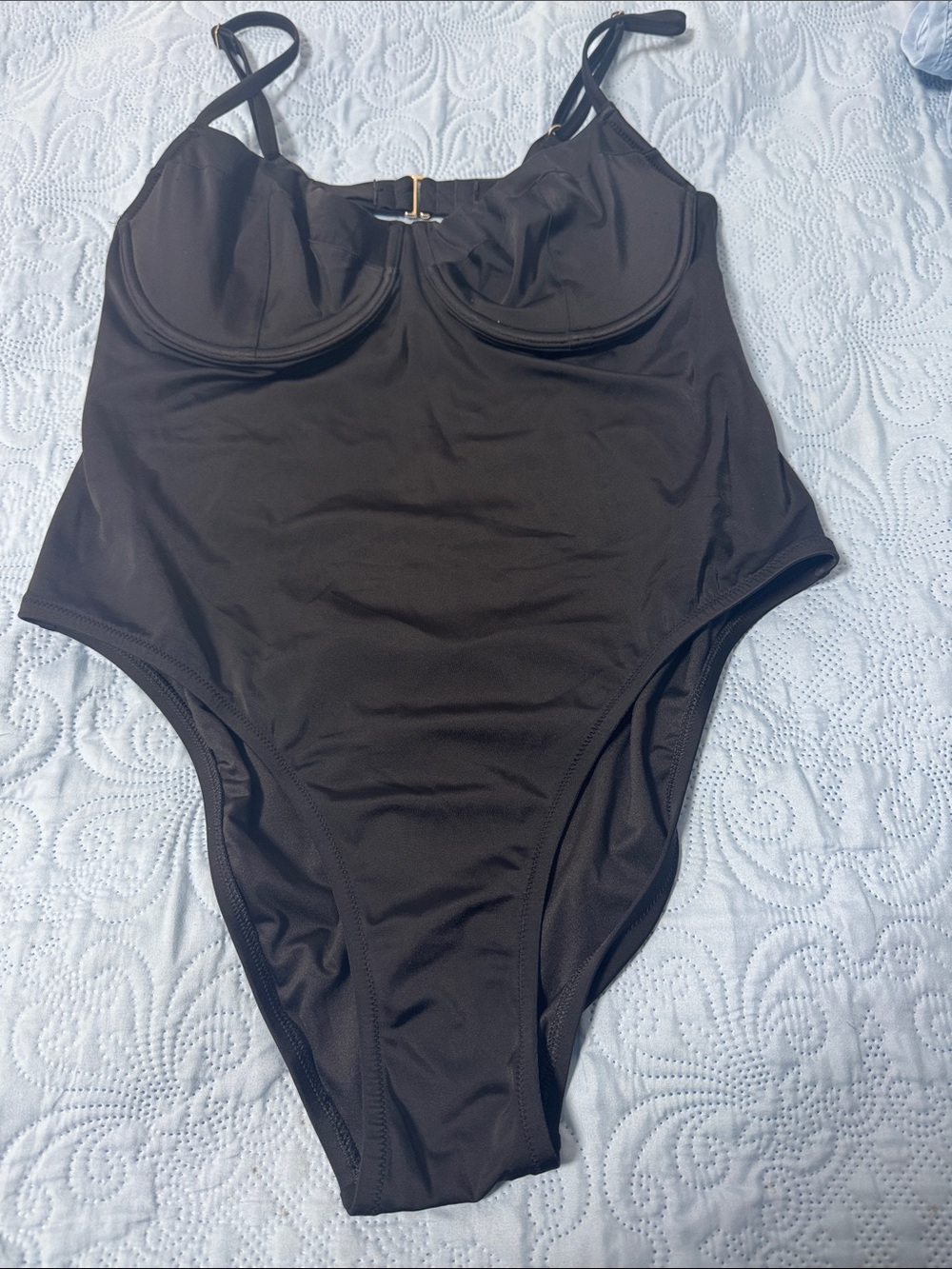 Victoria's Secret Black One-Piece Swimsuit with Underwire A65 - Picture 1 of 10